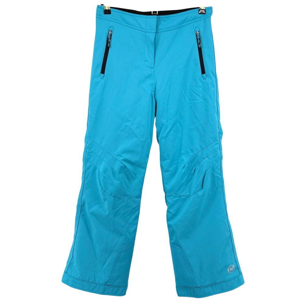 Obermeyer Turquoise Blue Insulated Ski Snow Pants Size 14 Juniors EWS Teens